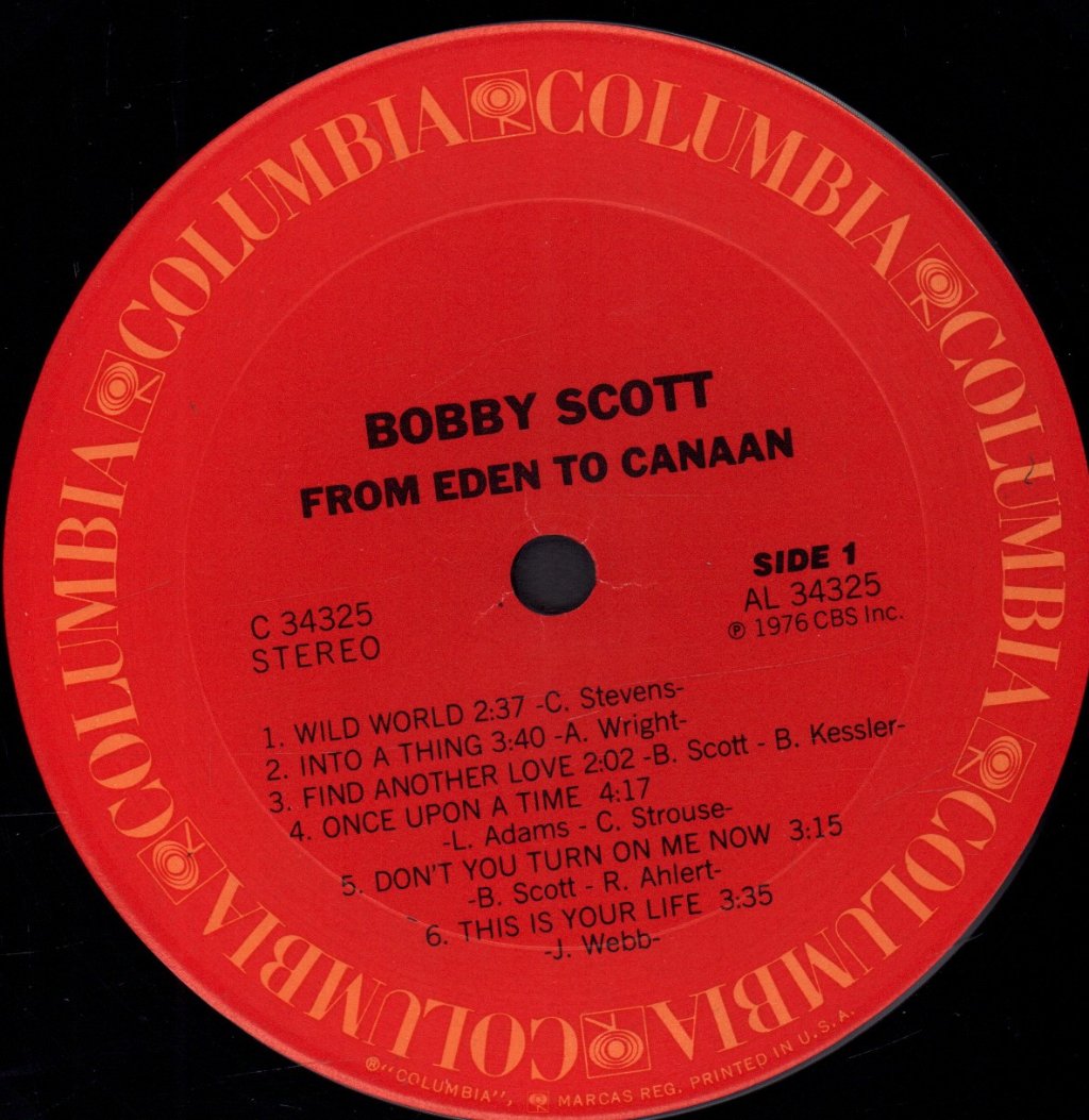 Bobby Scott - From Eden To Canaan - Lp