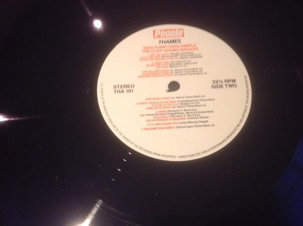 Cliff Adams Singers - Sing Something Simple - Lp