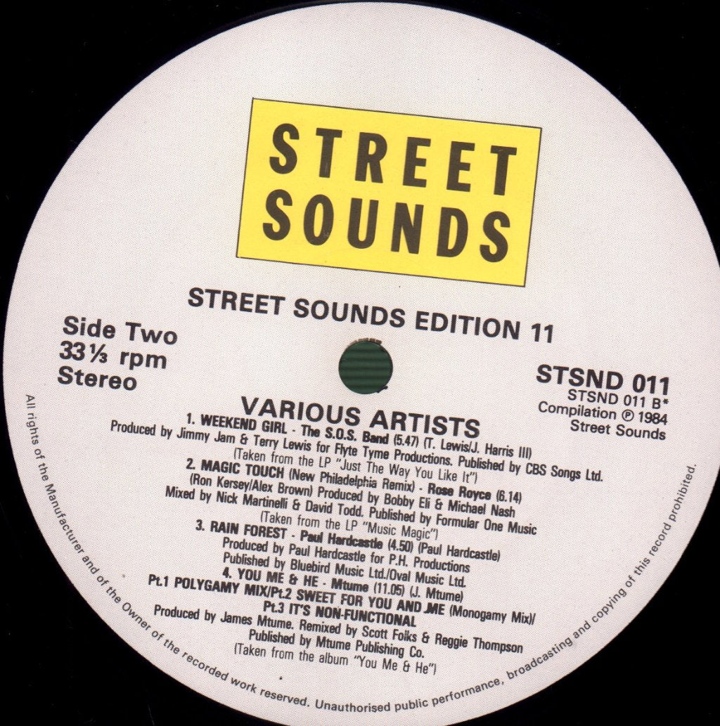 Various Artists - Street Sounds Edition 11 - Lp