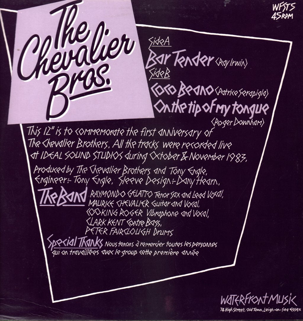 Chevalier Brothers - Bar Tender - 12 Inch