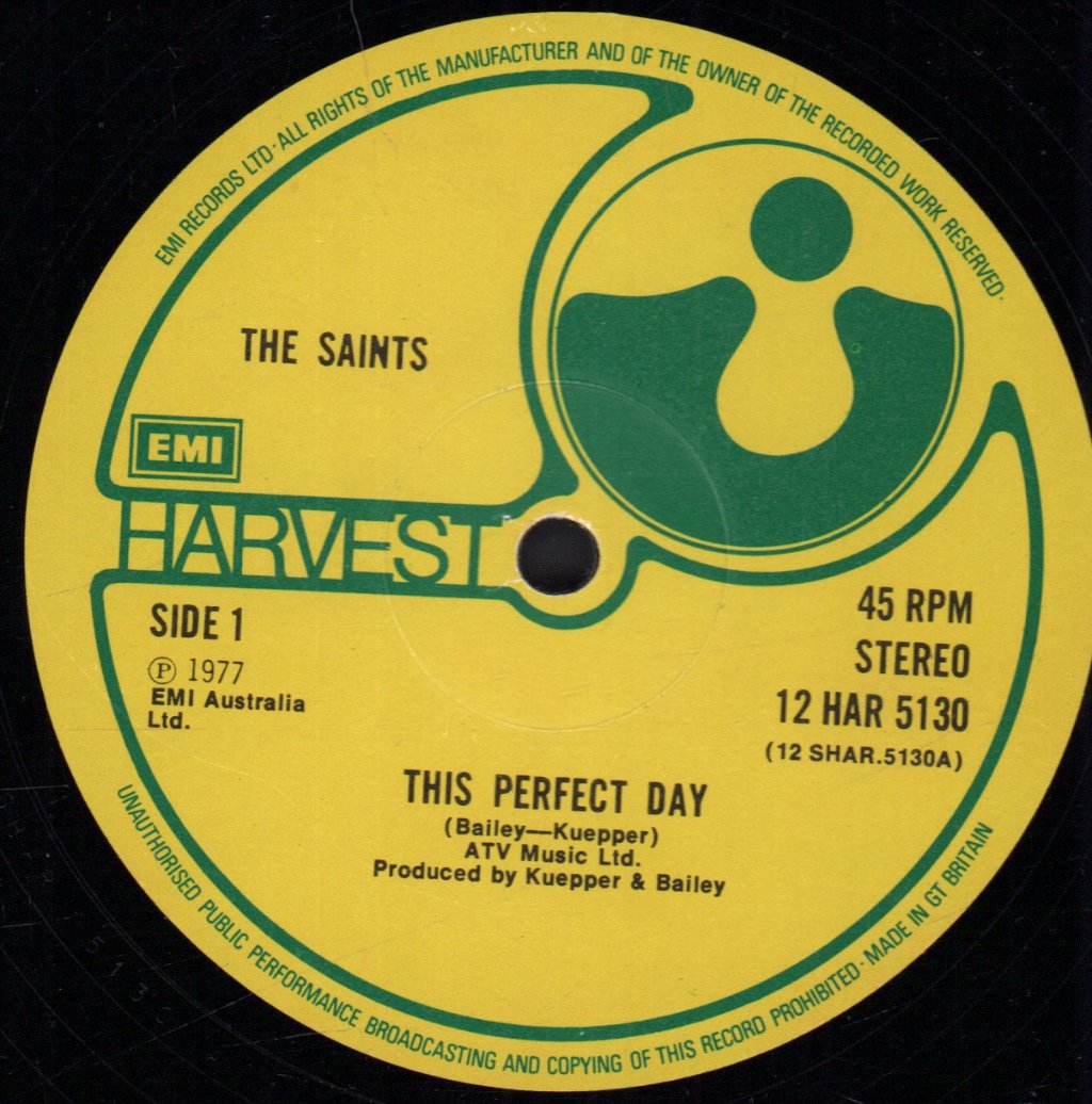 Saints (Aussie Punk Group) - This Perfect Day - 12 Inch