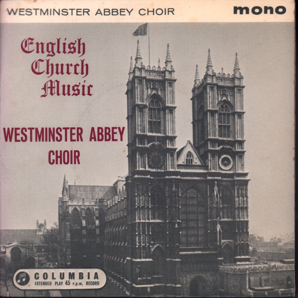Choir Of Westminster Abbey - English Church Music - 7 Inch