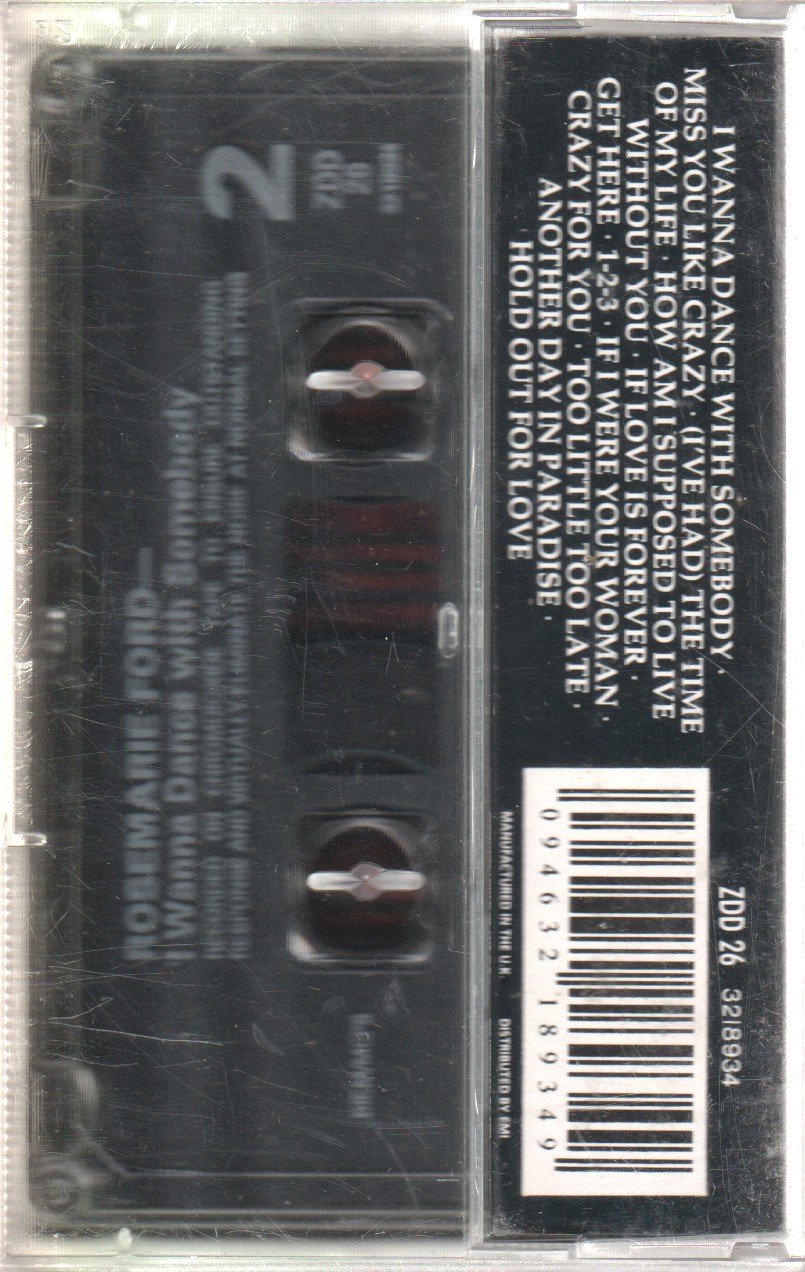 Rosemarie Ford - I Wanna Dance With Somebody - Cassette