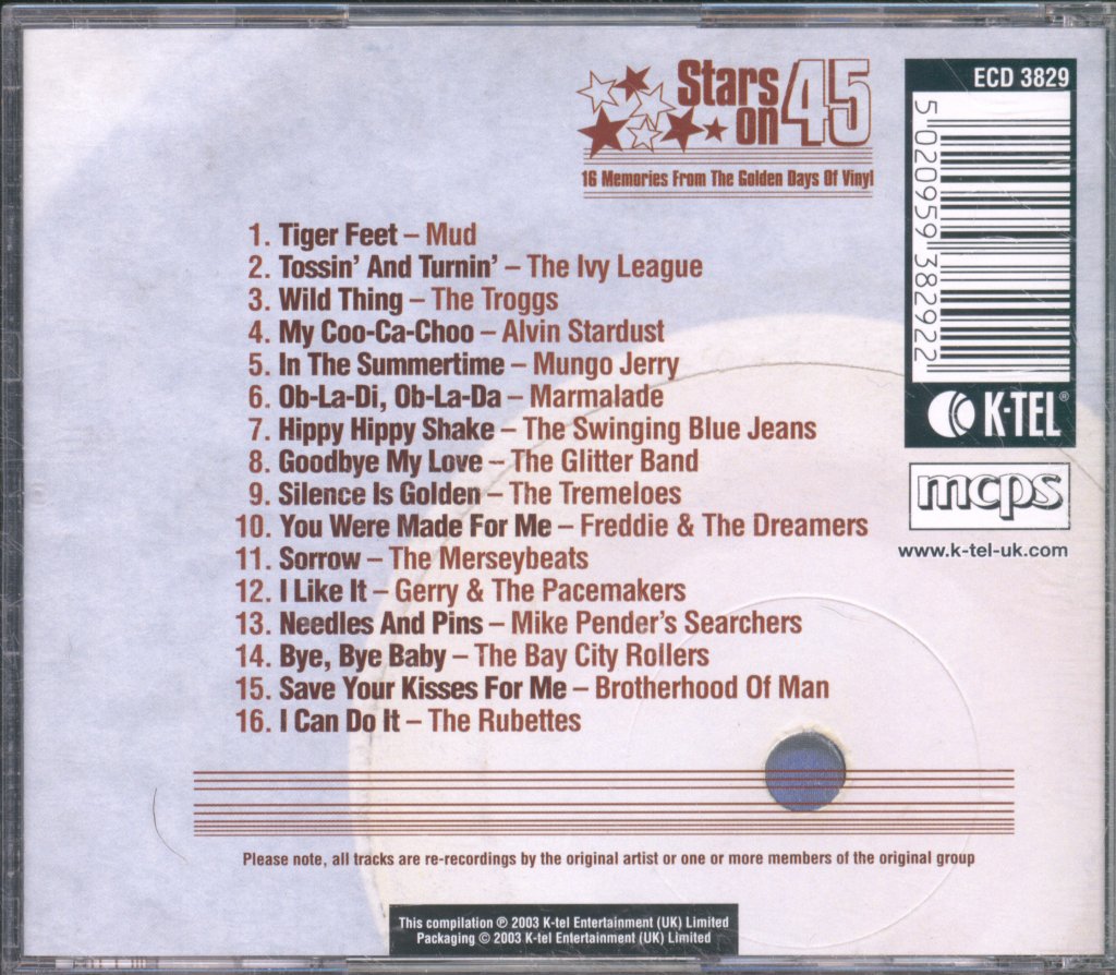 Various Artists - Stars On 45 - Cd