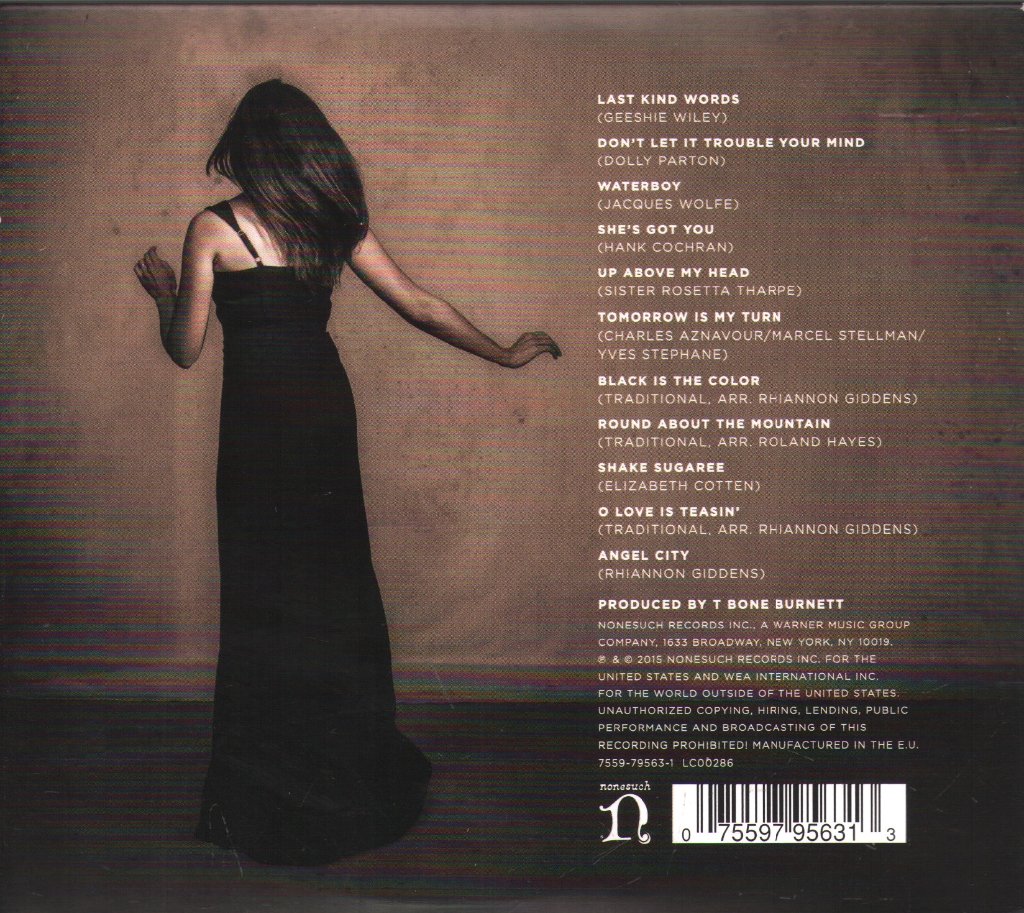 Rhiannon Giddens - Tomorrow Is My Turn - Cd