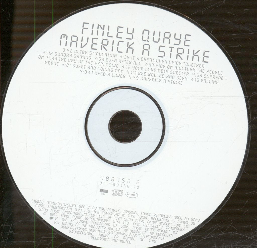 Finley Quaye - Maverick A Strike - Cd