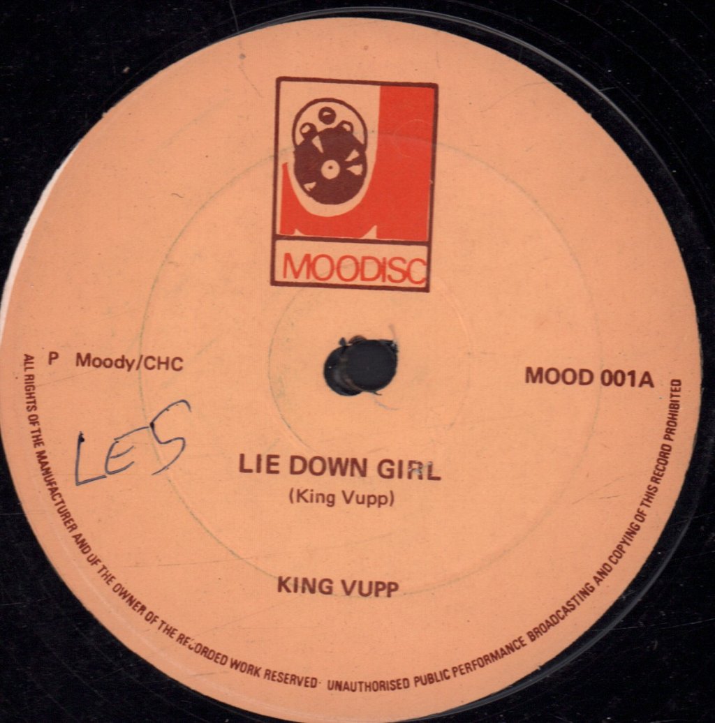 King Vup - Lie Down Girl / You Make Me Feel Brand New - 12 Inch