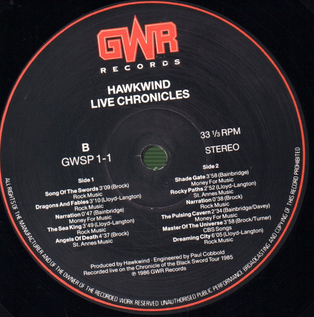 Hawkwind - Live Chronicles - Double Lp