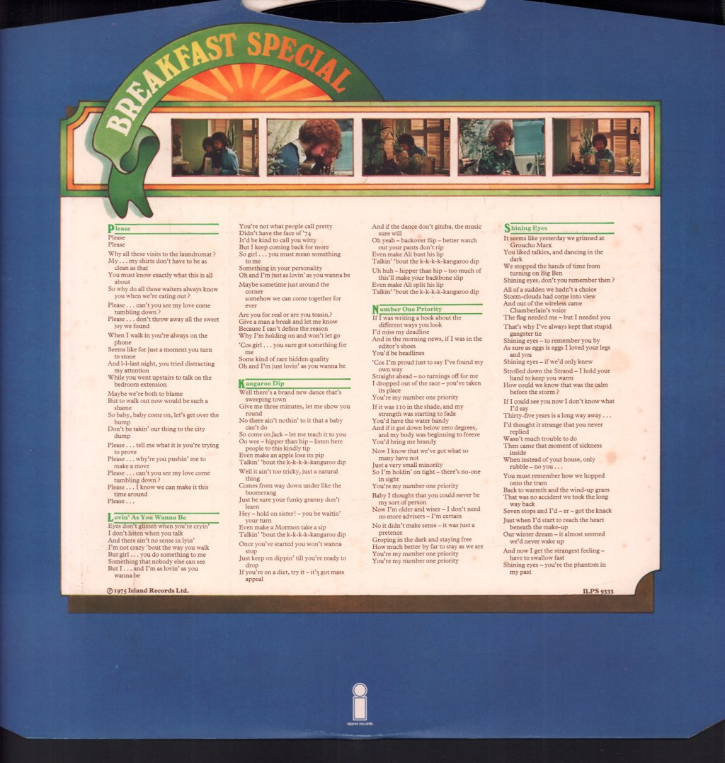 Pete Wingfield - Breakfast Special - Lp