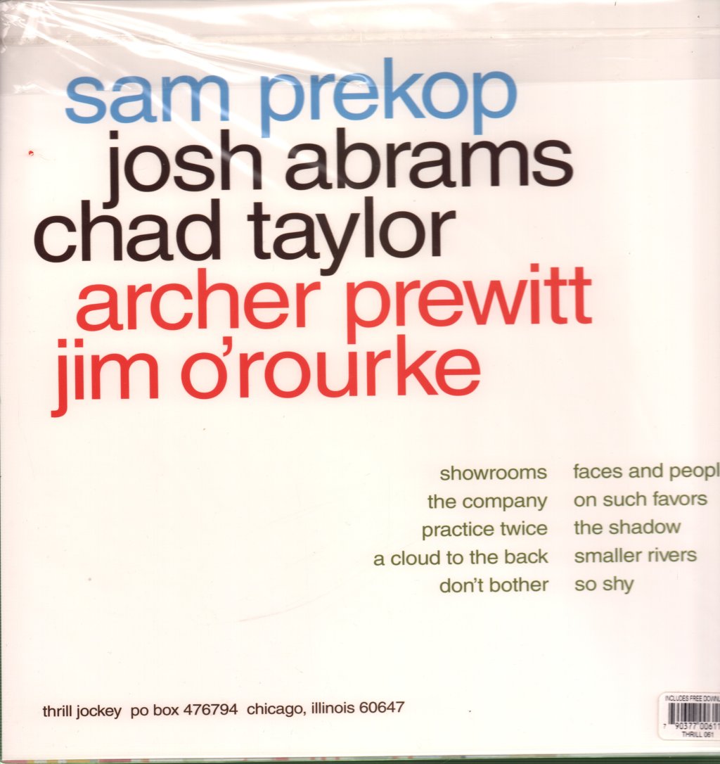 Sam Prekop - Sam Prekop - Lp
