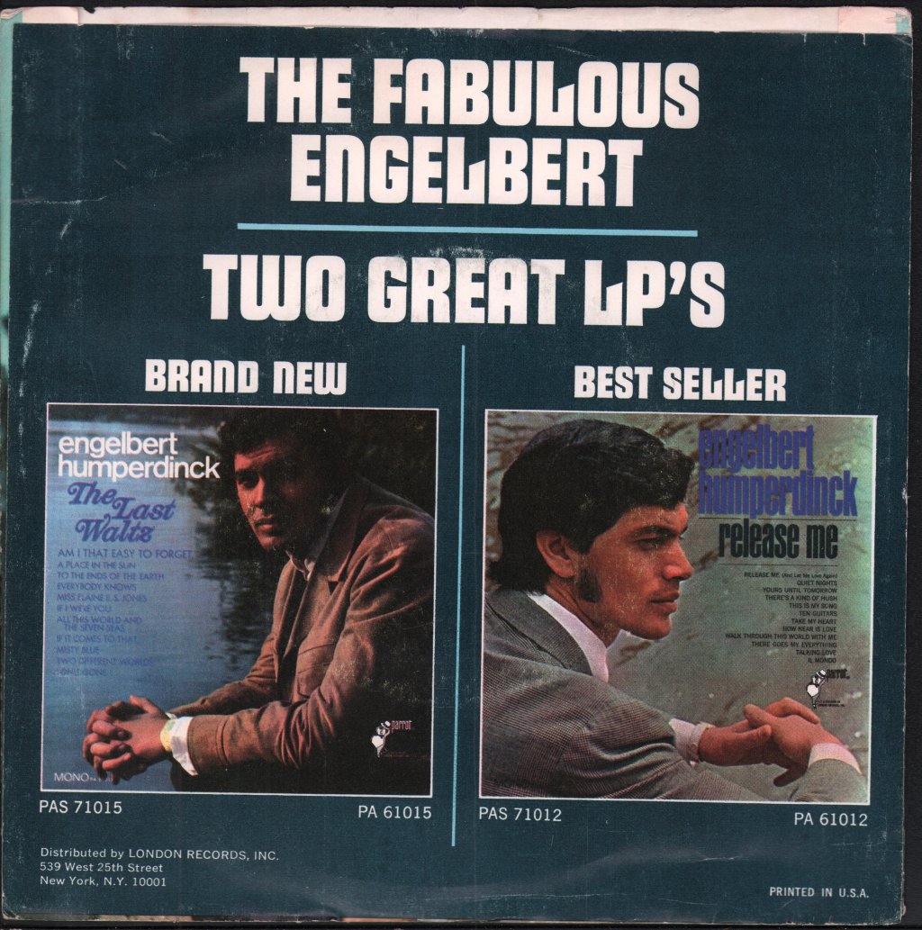 Engelbert Humperdinck - Am I That Easy To Forget - 7 Inch