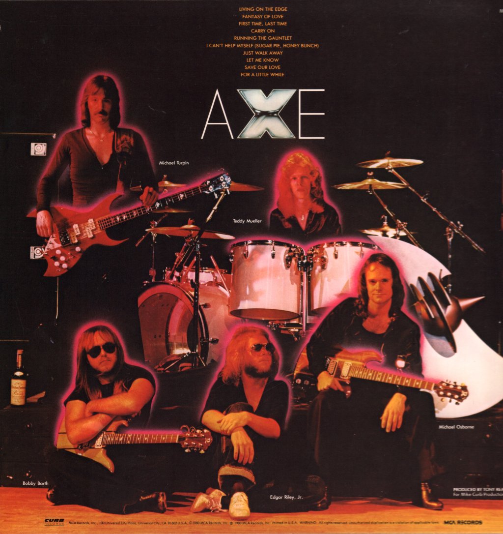 Axe - Living On The Edge - Lp