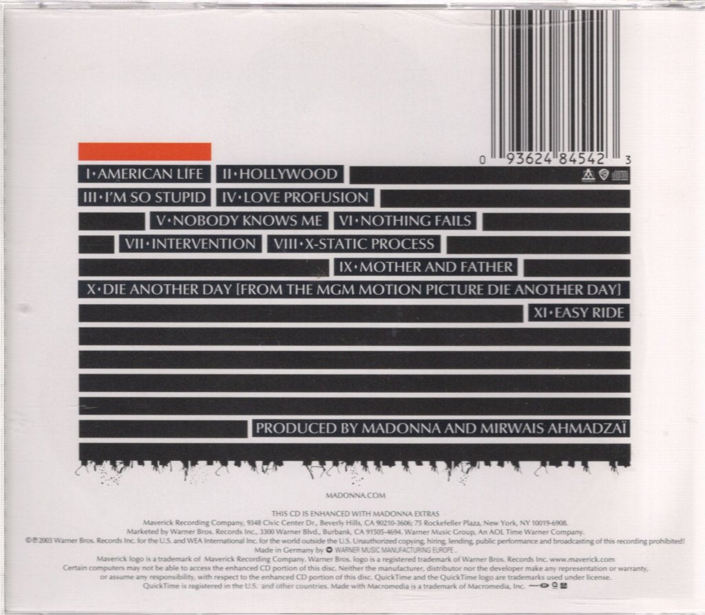 Madonna - American Life - Cd