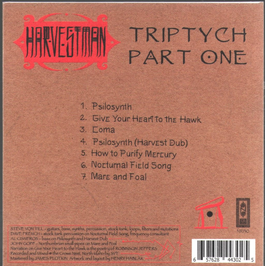 Harvestman - Triptych Part One - Cd