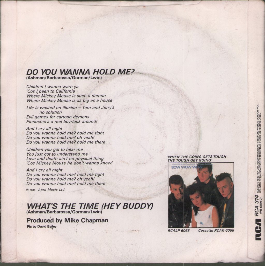 Bow Wow Wow - Do You Wanna Hold Me - 7 Inch