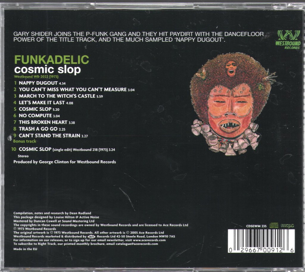 Funkadelic - Cosmic Slop - Cd