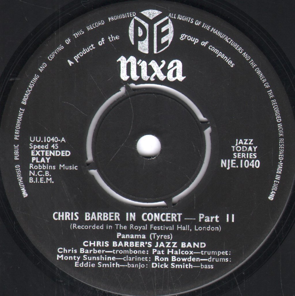 Chris Barber - In Concert Part Two - 7 Inch