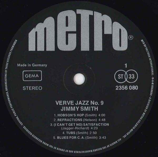 Jimmy Smith - Verve Jazz No. 9 - Lp
