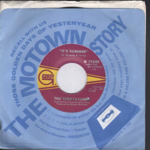 Temptations - It's Summer - 7 Inch