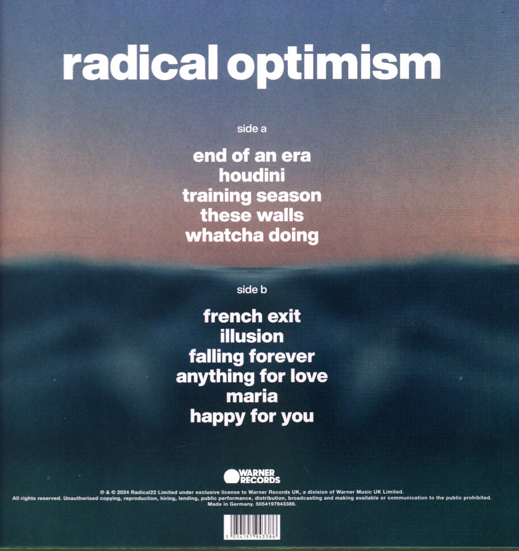 Dua Lipa - Radical Optimism - Lp