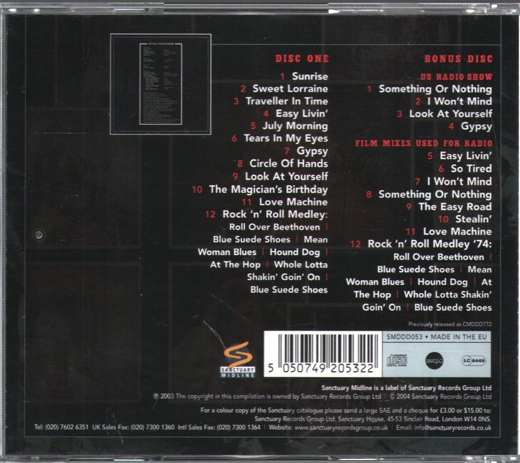 Uriah Heep - Uriah Heep Live - Double Cd