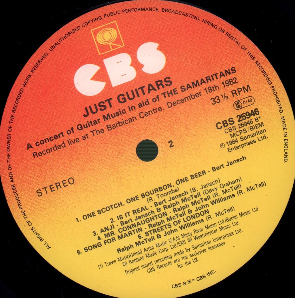 Various Artists - Just Guitars - Lp
