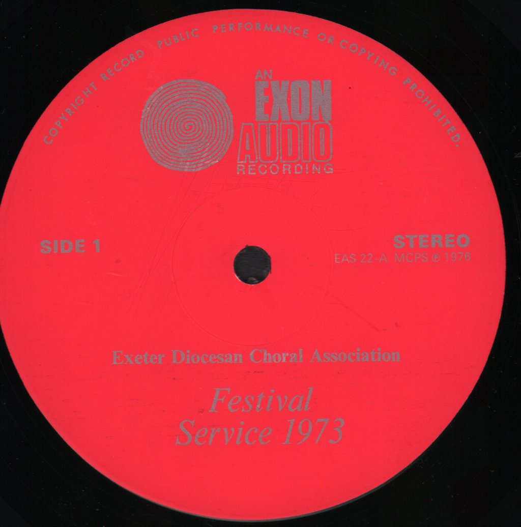 Exeter Diocesan Choral Association - Choral Festival Services 1973-4 - Lp