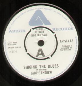 Laurie Andrew - Singing The Blues - 7 Inch