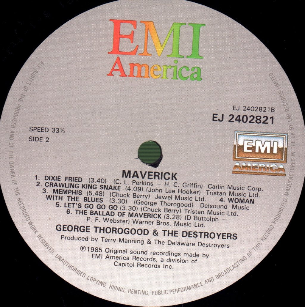 George Thorogood And The Destroyers - Maverick - Lp