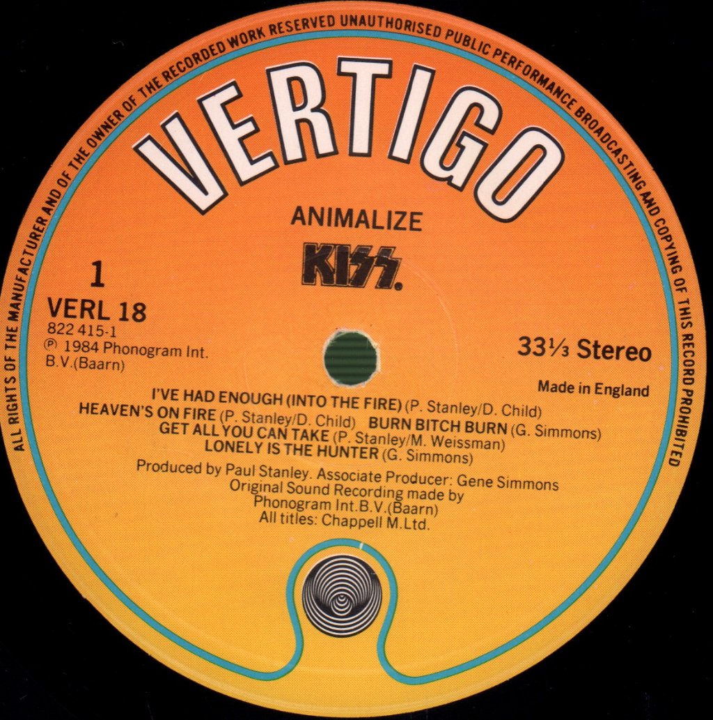 Kiss - Animalize - Lp