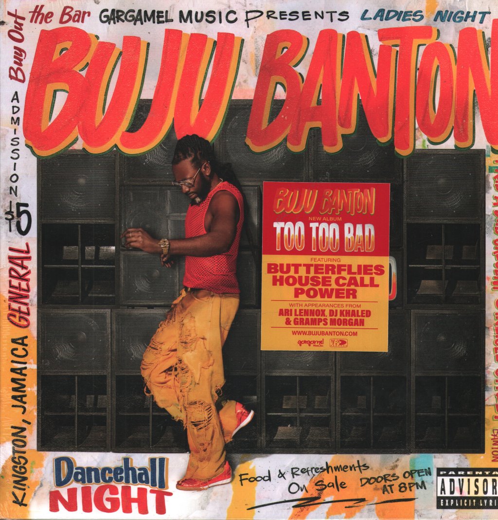 Buju Banton - Too Too Bad - Lp