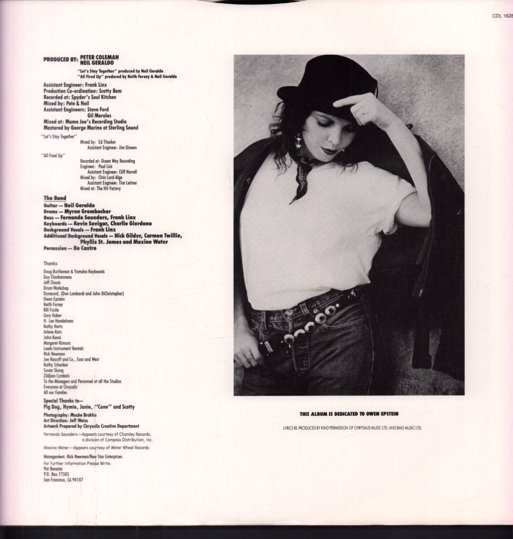 Pat Benatar - Wide Awake In Dreamland - Lp