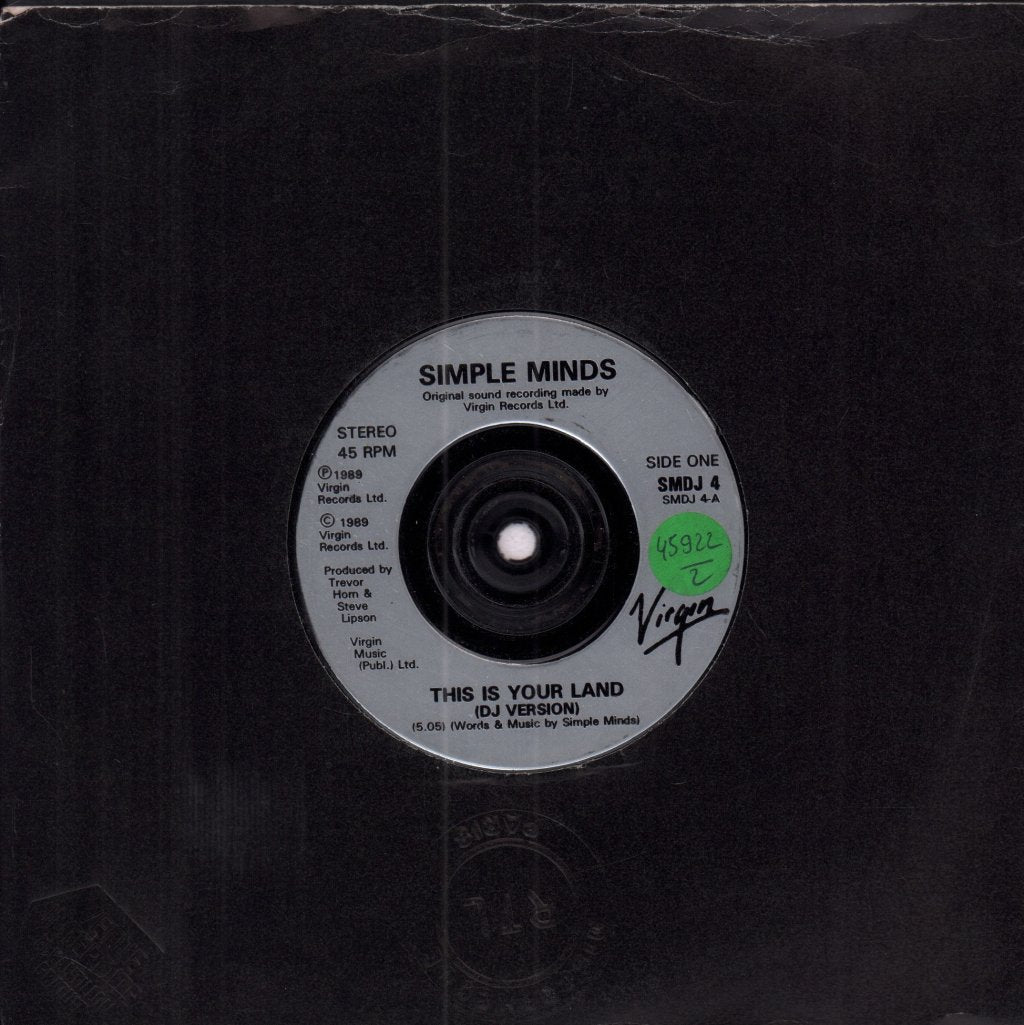 Simple Minds - This Is Your Land - 7 Inch