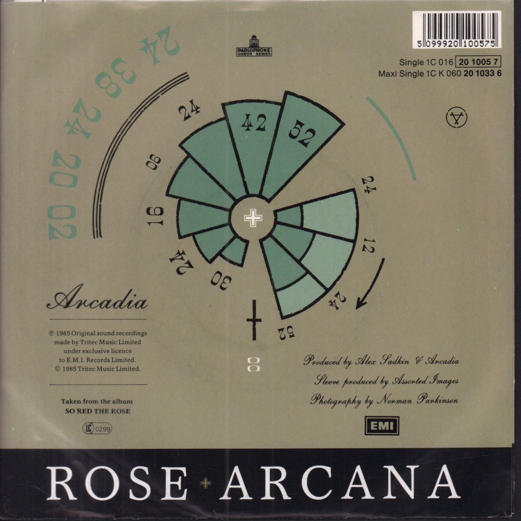 Arcadia (80'S Pop) - Promise - 7 Inch