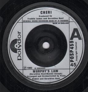 Cheri (Pop) - Murphy's Law - 7 Inch