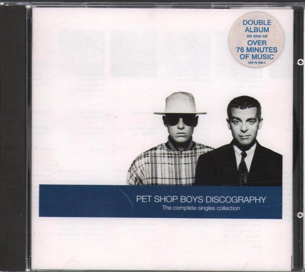Pet Shop Boys - Discography (The Complete Singles Collection) - Cd