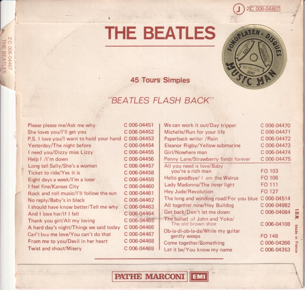 Beatles - Can't Buy Me Love - 7 Inch