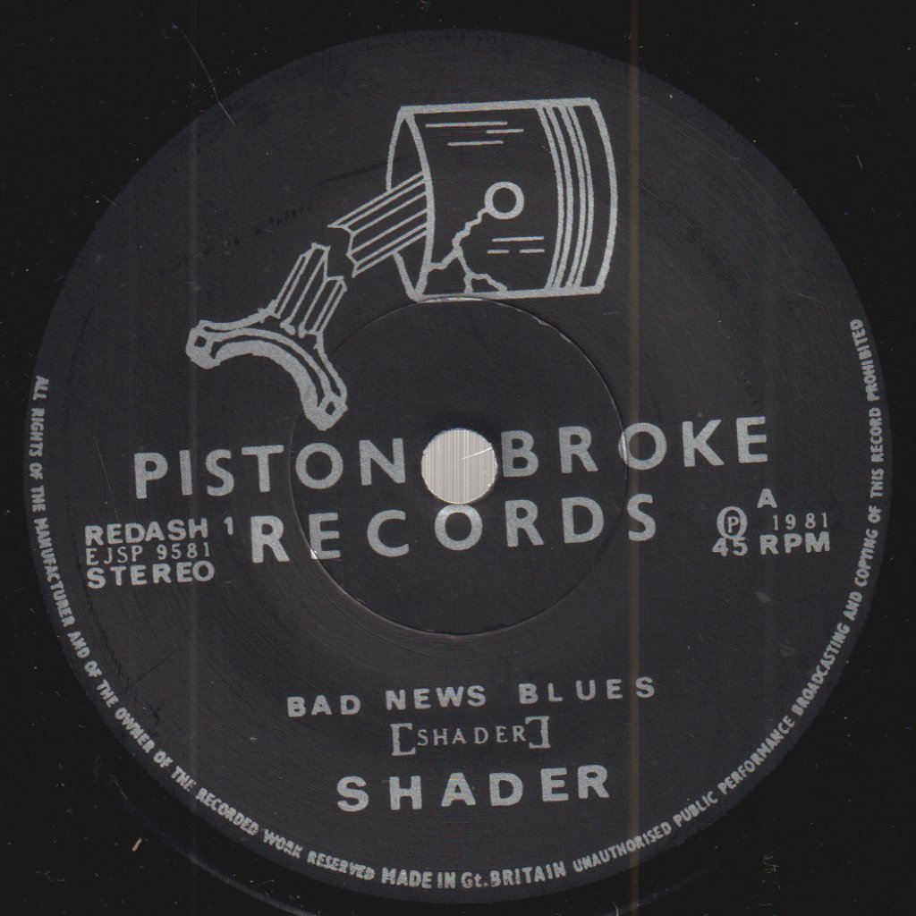 Shader - Bad News Blues - 7 Inch