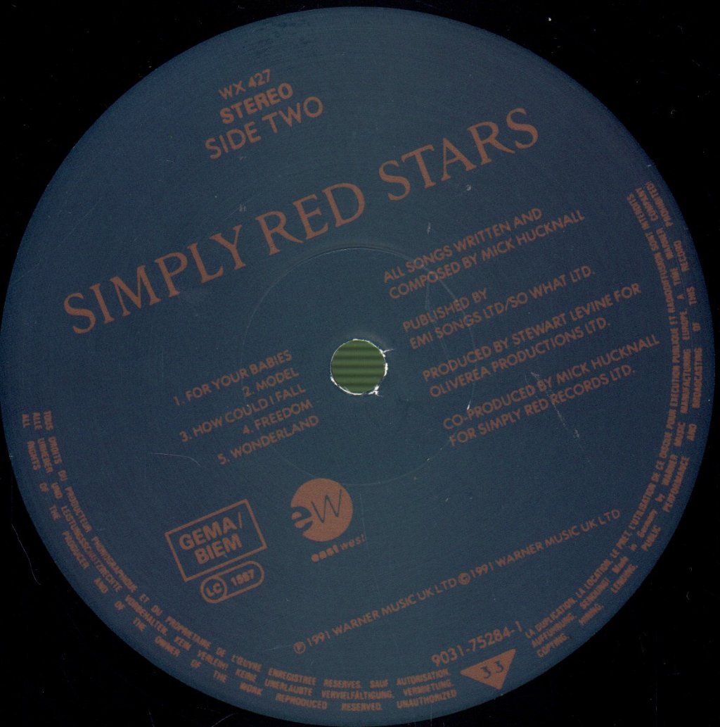 Simply Red - Stars - Lp