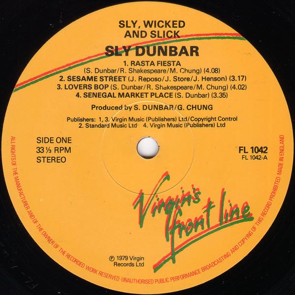 Sly Dunbar - Sly, Wicked And Slick - Lp
