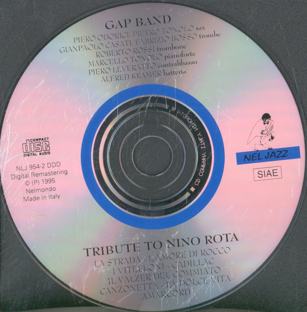Gap Band (Jazz) - Tribute To Nino Rota - Cd