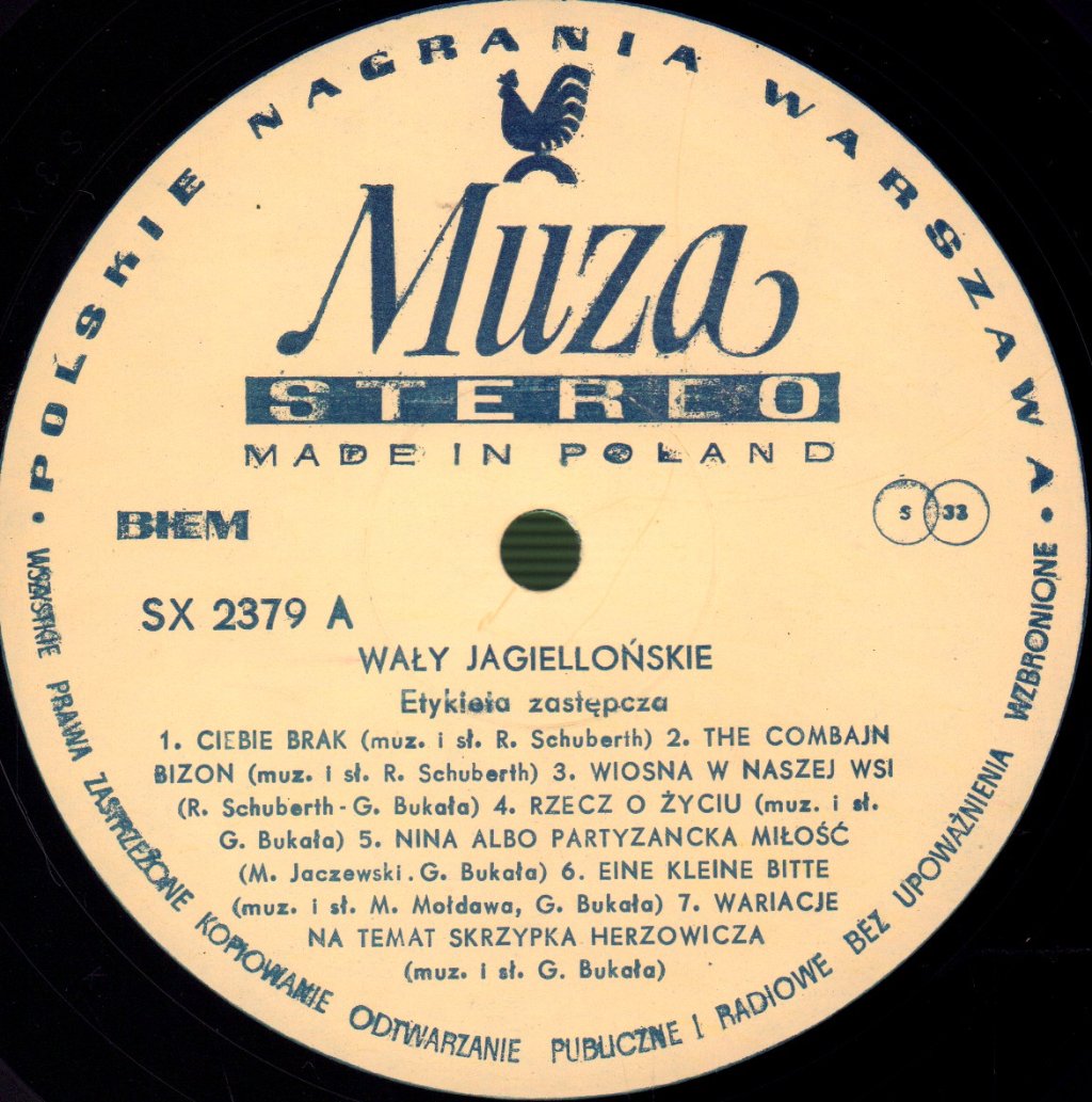 Waly Jagiellonskie - Etykieta Zastępcza - Lp