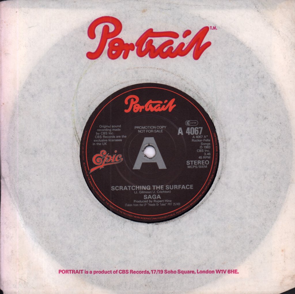 Saga (Rock Group) - Scratching The Surface - 7 Inch