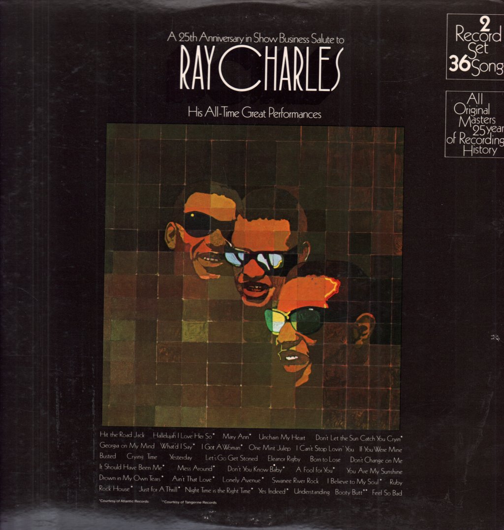Ray Charles - A 25th Anniversary In Show Business Salute To Ray Charles - Double Lp