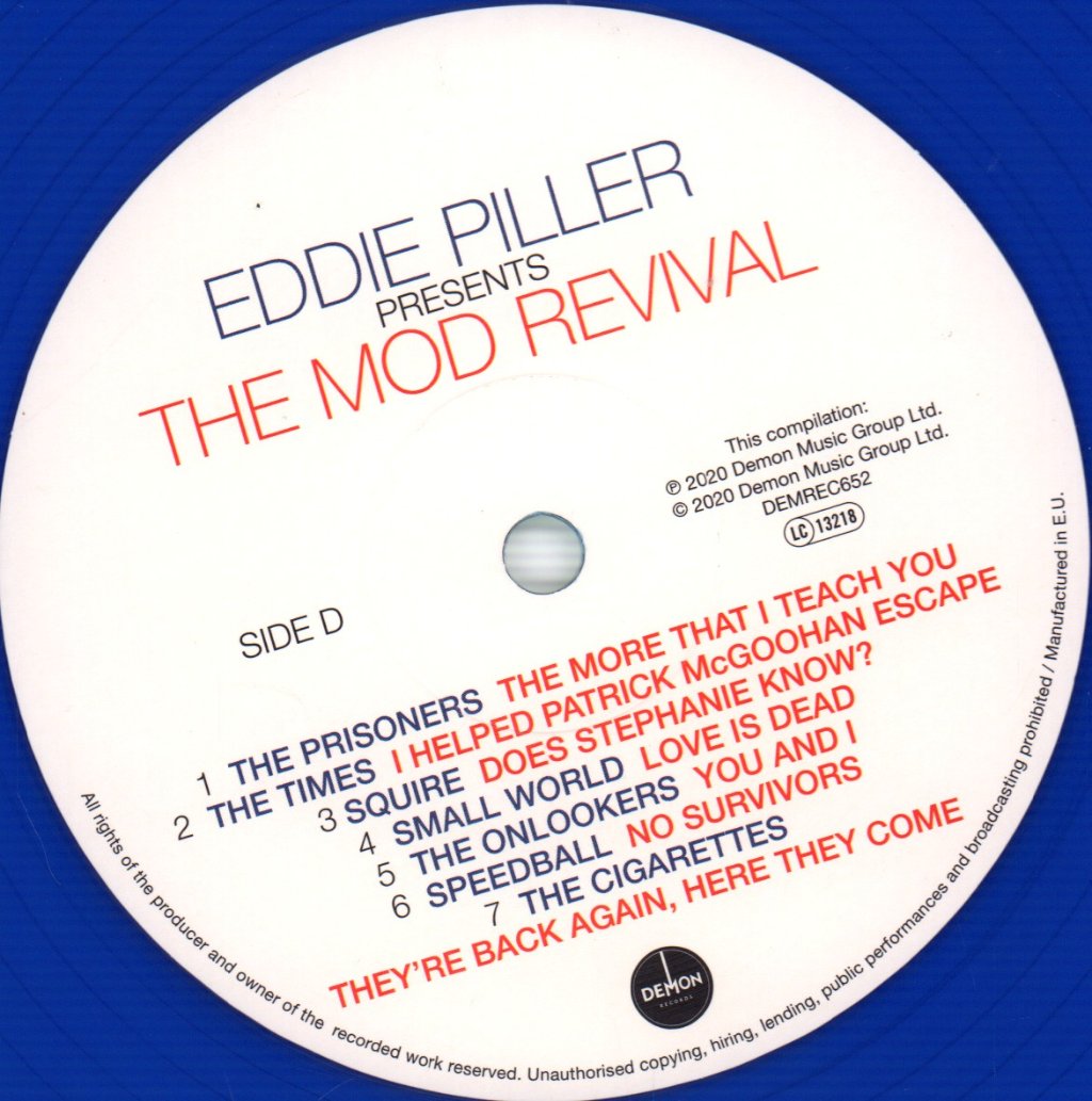 Various Artists - Eddie Piller Presents The Mod Revival (Part 1) - Double Lp