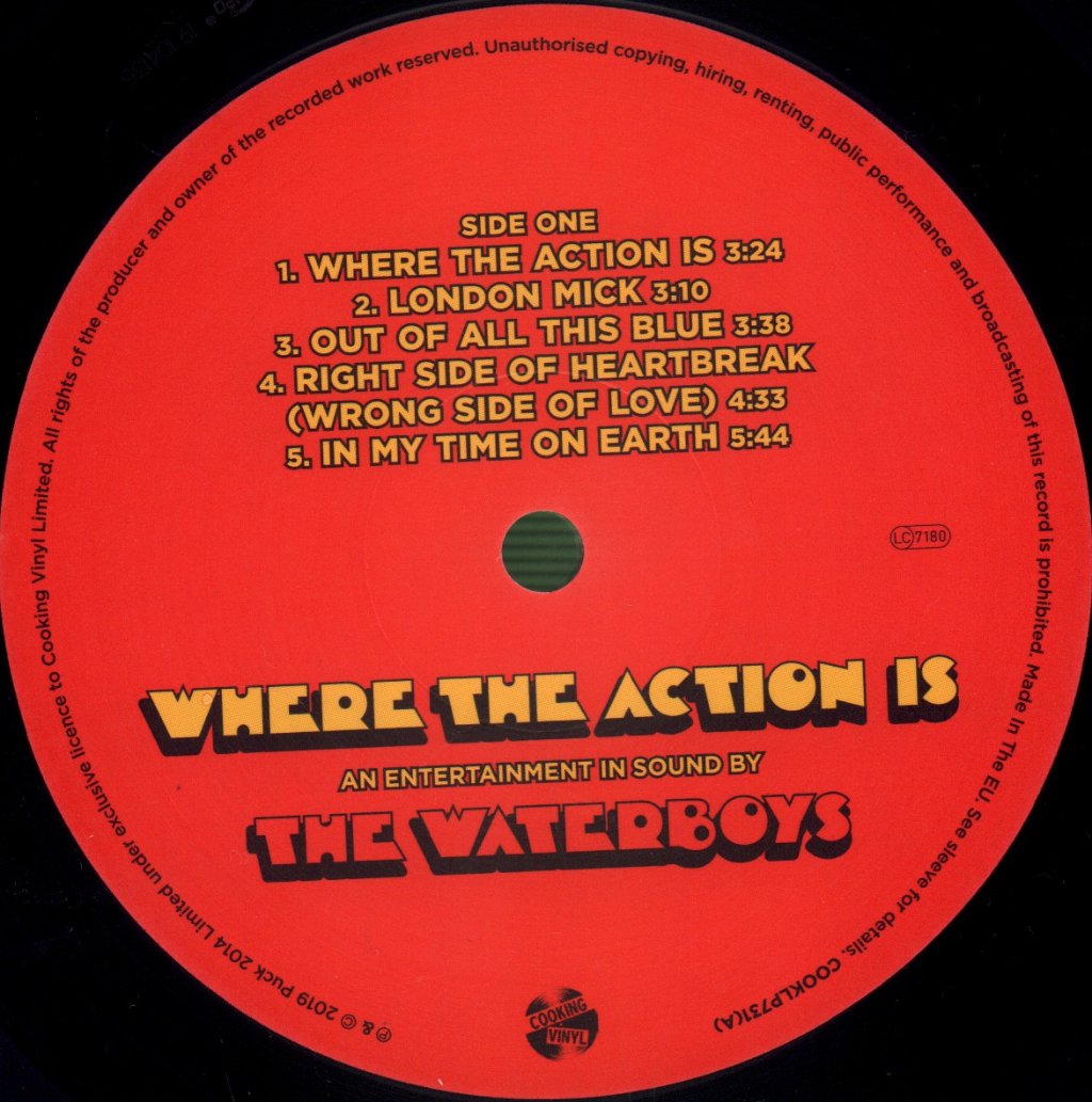Waterboys - Where The Action Is - Lp