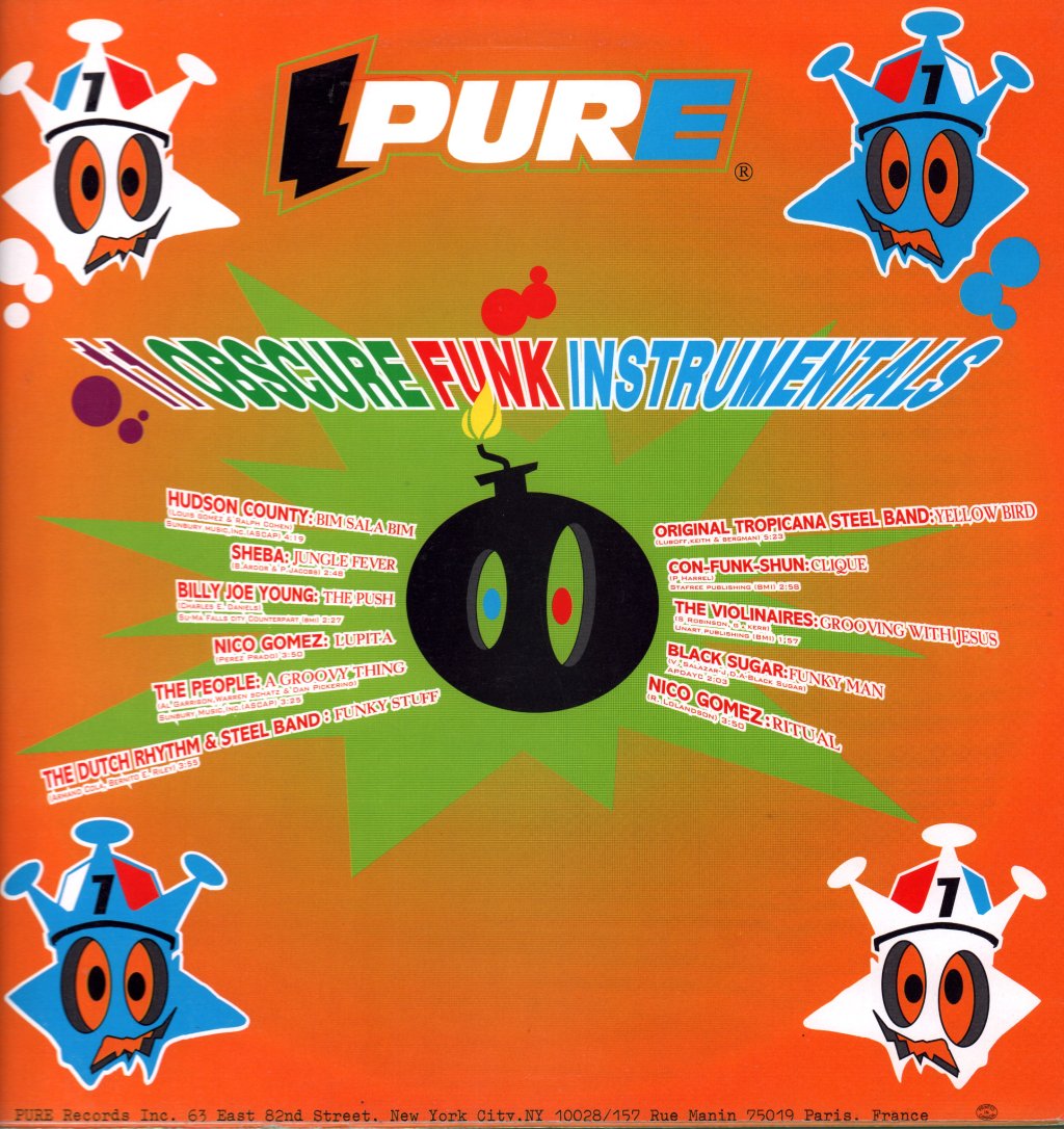 Various Artists - 11 Obscure Funk Instrumentals - Lp