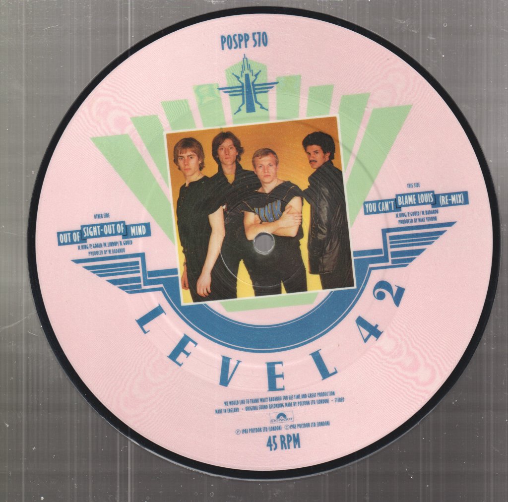 Level 42 - Out Of Sight Out Of Mind - 7 Inch