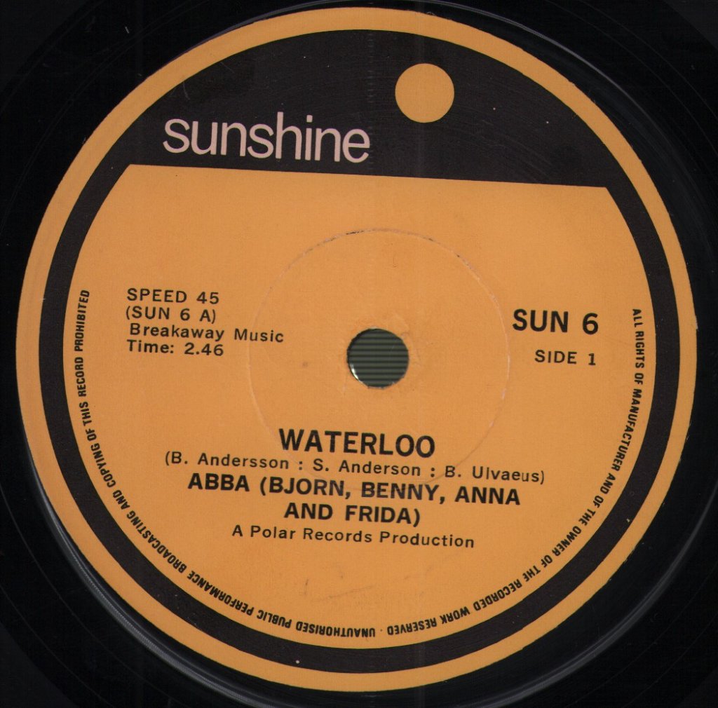 ABBA - Waterloo - 7 Inch