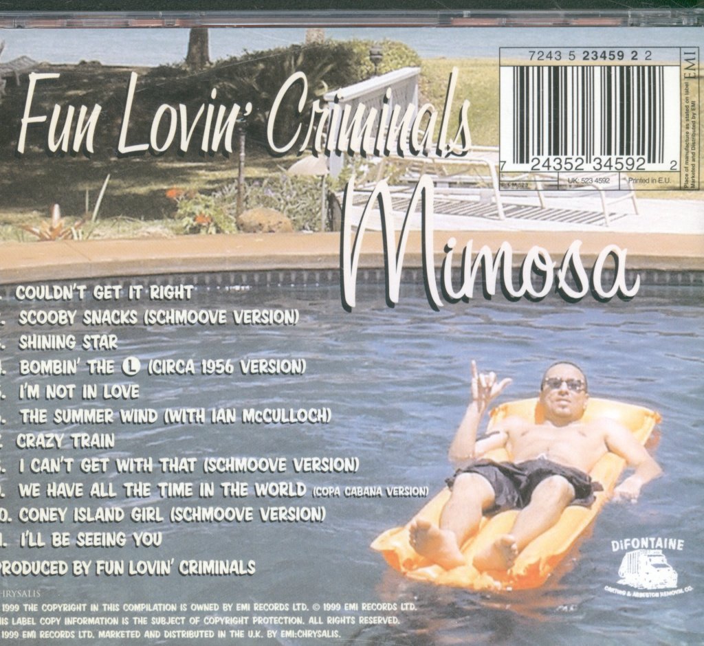 Fun Lovin' Criminals - Mimosa - Cd